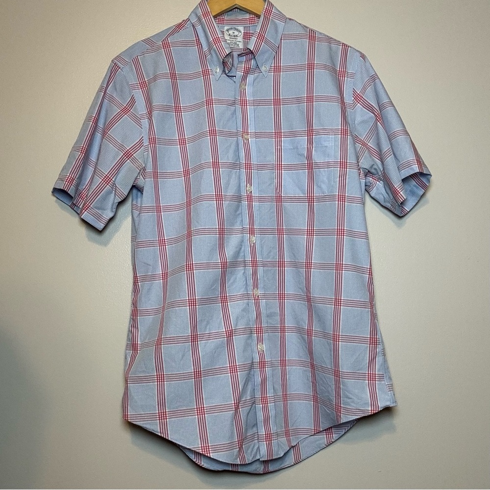 Brooks Brothers Red and Blue Checkered Shirt